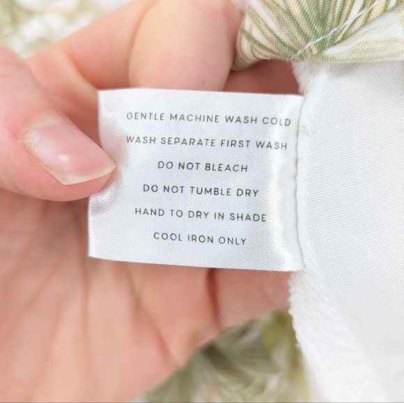 Piyama Maggie Pajama Set Vintage Palm Tree Olive Size Small - Picture 7 of 12